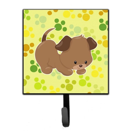 Jensendistributionservices Puppy on Green Pawprints Leash or Key Holder MI1721199